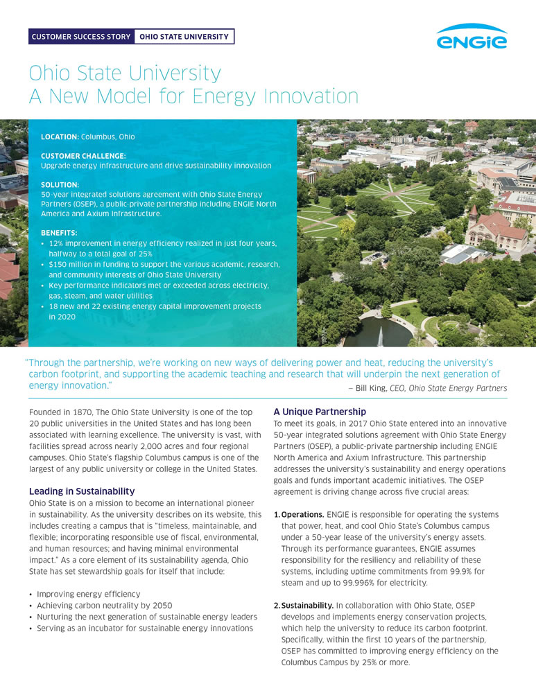 Ohio State University Case Study Page 1